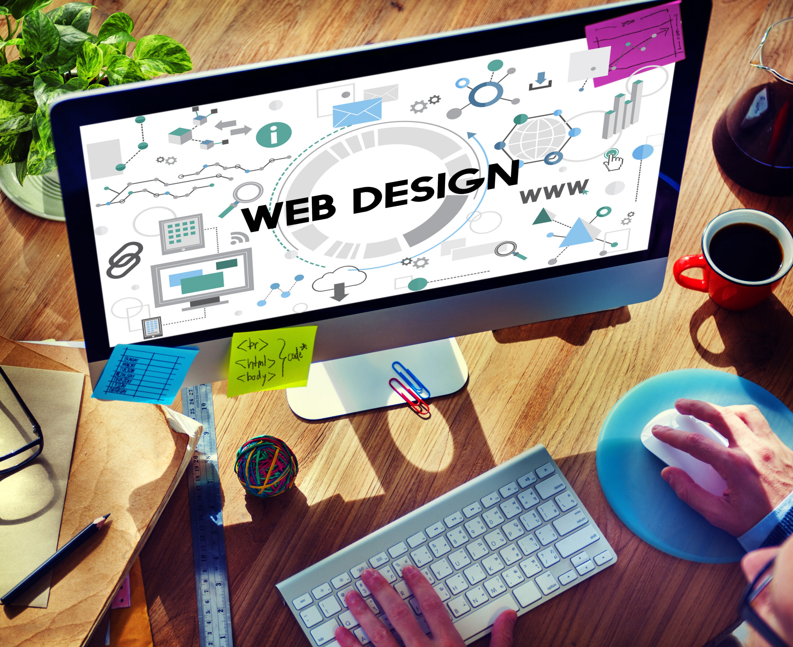 Web design image scaled
